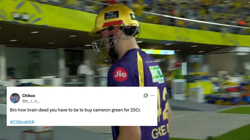 "Fraudster Doesn't Deserve 25 Rupees": KKR Fans Lash Out At Cameron Green